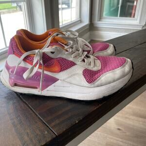 Nike Air Max Systm Running Shoes Womens size 10 Pink Orange